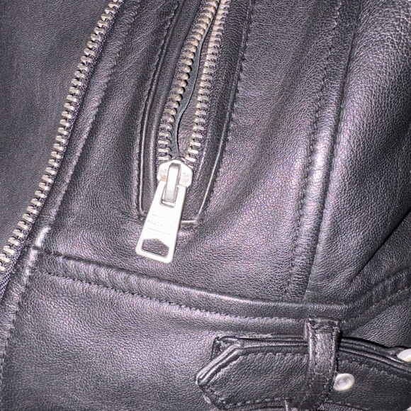 All Saints Raul Leather Jacket - Picture 5 of 7